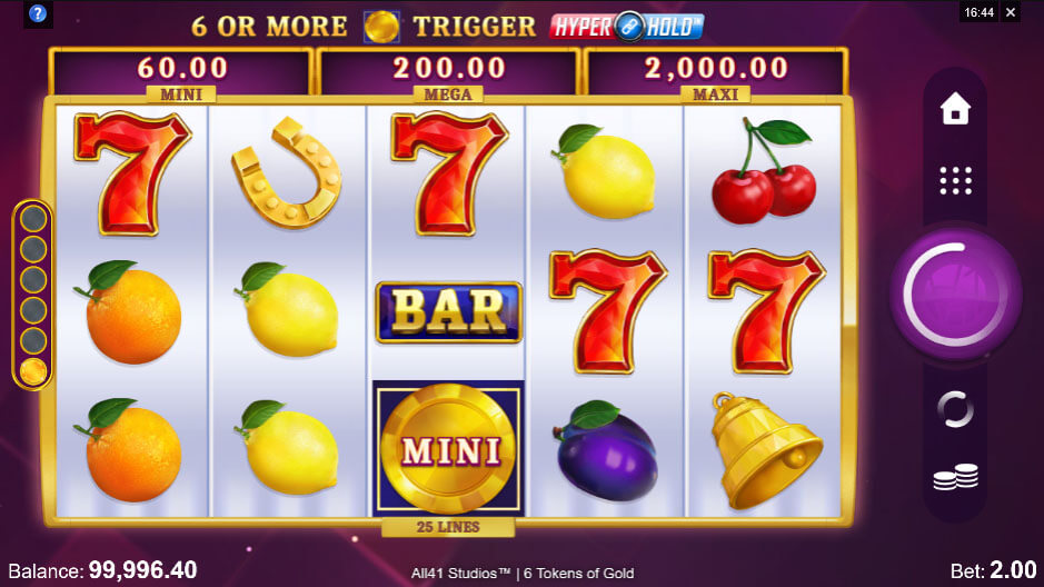 6 Tokens of Gold MICROGAMING UFABET168