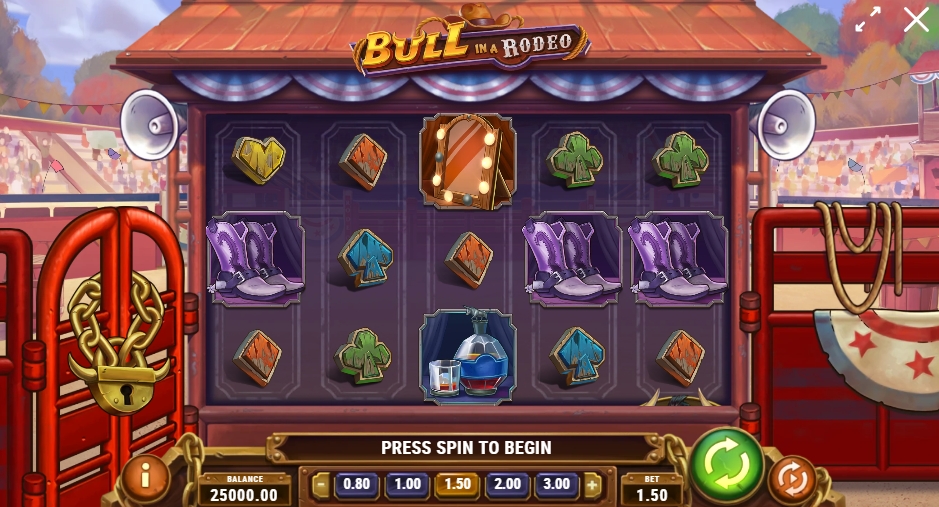 BULL IN A RODEO ทดลองเล่น PLAY’n GO เครดิตฟรี UFABET ทางเข้า