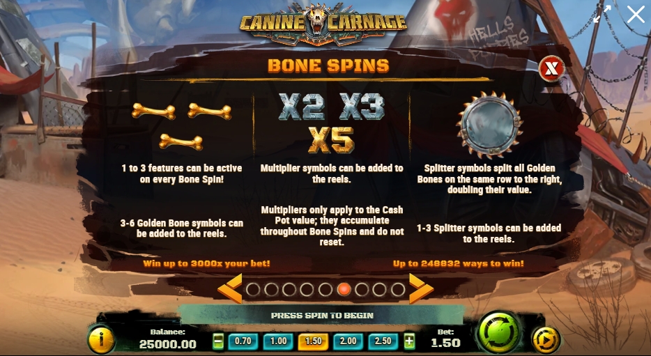 CANINE CARNAGE ทดลองเล่น PLAY’n GO เครดิตฟรี UFABET ฟรีเครดิต