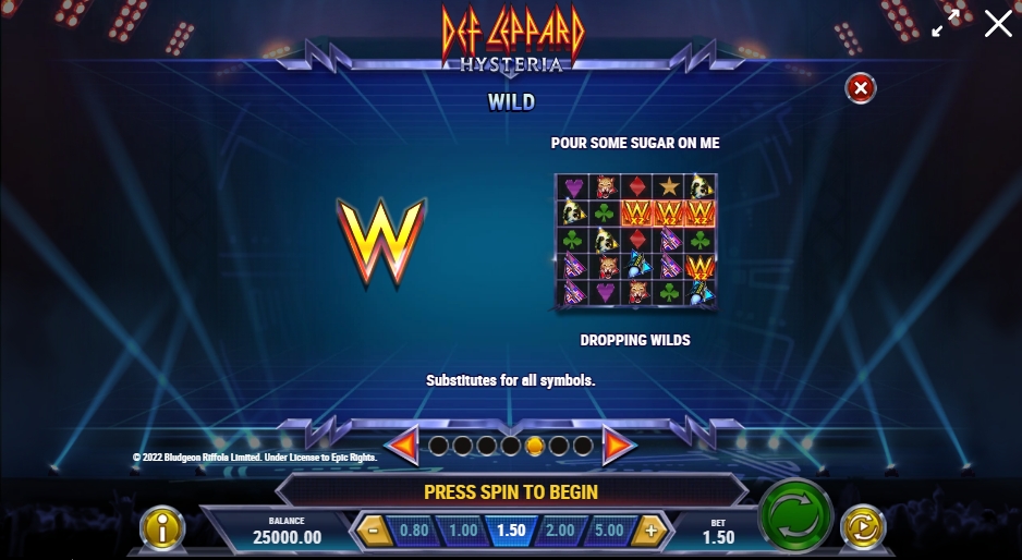 DEF LEPPARD HYSTERIA ทดลองเล่น PLAY’n GO เครดิตฟรี UFABET ทดลองเล่น