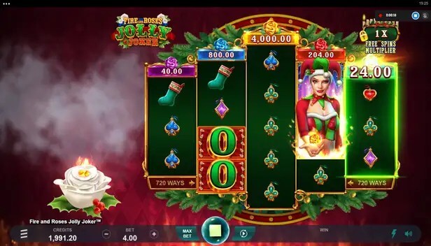 Fire and Roses Jolly Joker MICROGAMING UFABET168