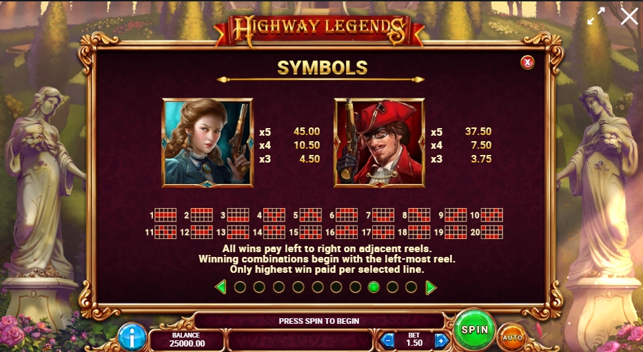 HIGHWAY LEGENDS ทดลองเล่น PLAY’n GO เครดิตฟรี UFABET ฟรีเครดิต