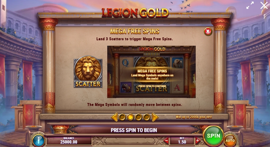 LEGION GOLD ทดลองเล่น PLAY’n GO เครดิตฟรี UFABET ทดลองเล่น