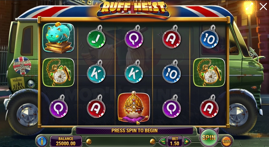 RUFF HEIST ทดลองเล่น PLAY’n GO เครดิตฟรี UFABET เว็บตรง