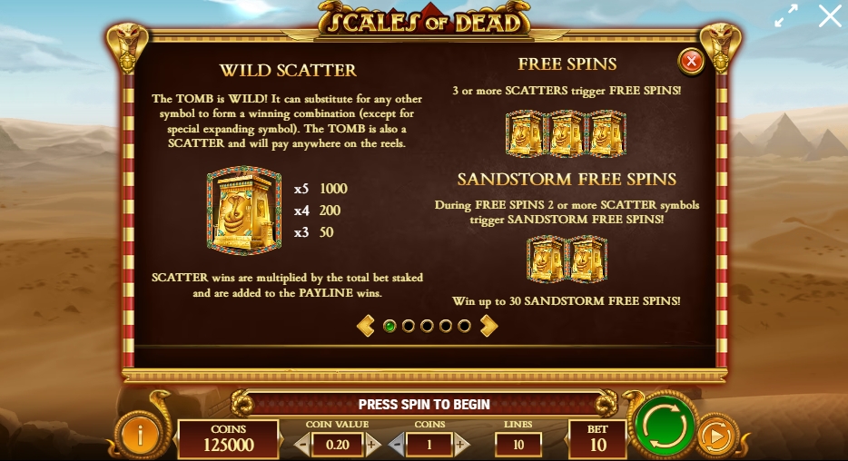 SCALES OF DEAD ทดลองเล่น PLAY’n GO เครดิตฟรี UFABET ฝาก ถอน