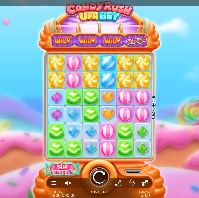 UFA Candy Rush MICROGAMING UFABET168